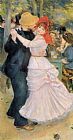Pierre Auguste Renoir Canvas Paintings - Dance at Bougival